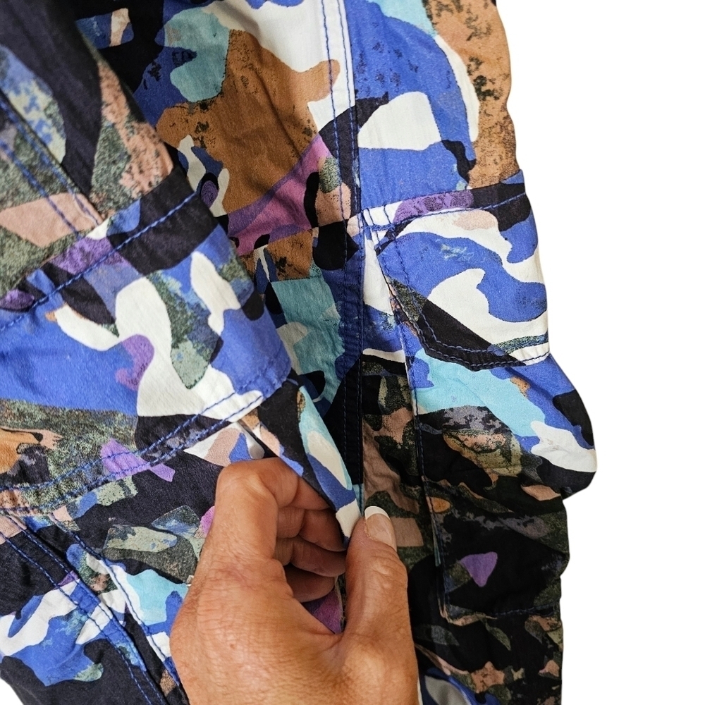 FP Movement by Free People Mesmerize Me Cargo Pants in Violet Splendor Camo - Picture 12 of 12